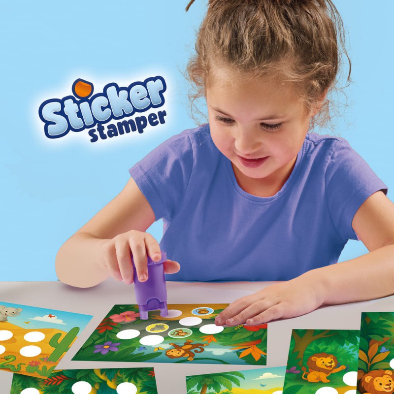 SES - Sticker Stamper Jungledieren