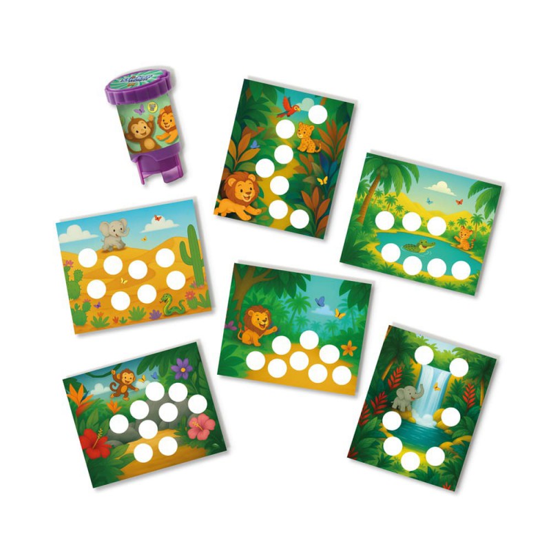 SES - Sticker Stamper Jungledieren