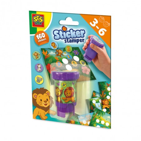 SES - Sticker Stamper Jungledieren