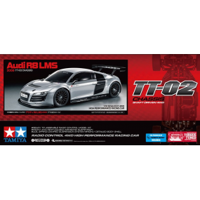 Audi R8 LMS 2008 (TT-02), Tamiya, Modelbouw RC