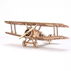 Dubbeldekker Vliegtuig, Houten 3D Puzzel, EWA