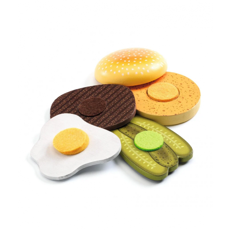 Djeco - Burgers maken met menu