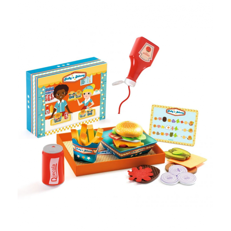 Djeco - Burgers maken met menu