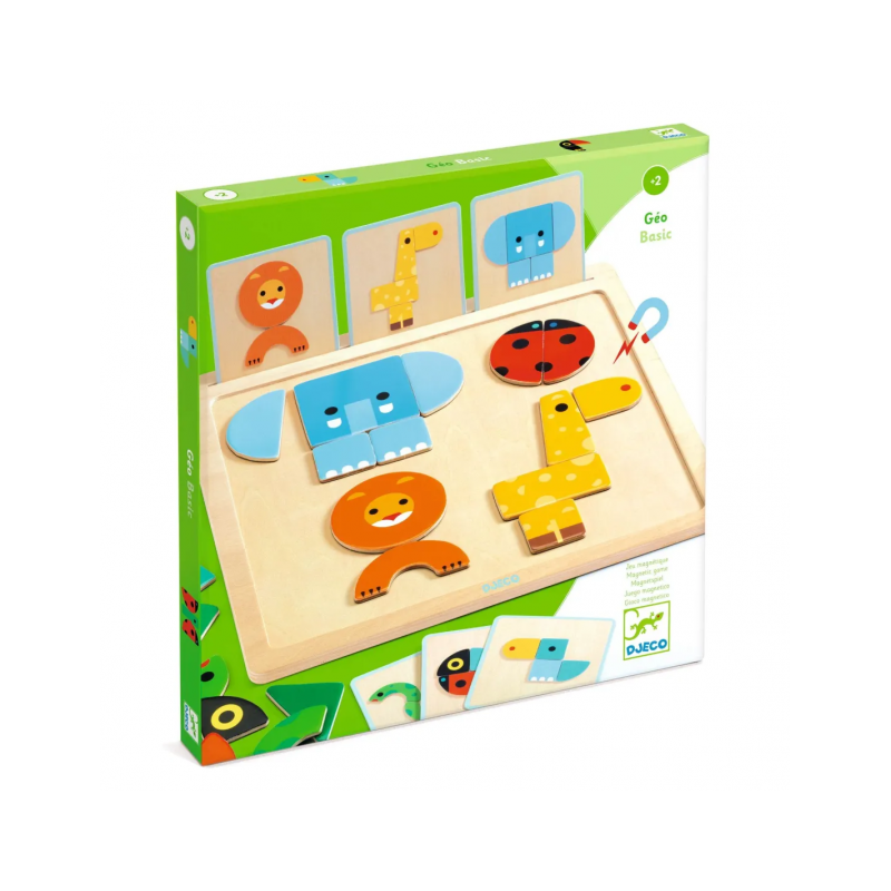 Djeco - Geobasic magnetic game dieren