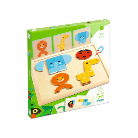 Djeco - Geobasic magnetic game dieren
