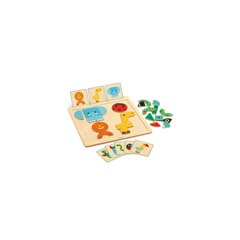 Djeco - Geobasic magnetic game dieren