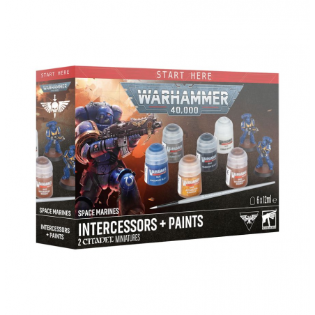 Space Marines: Intercessors + Paints Set