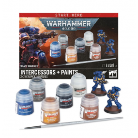 Space Marines: Intercessors + Paints Set