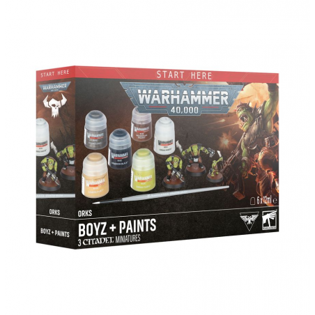 Orks: Boys + Paints Set
