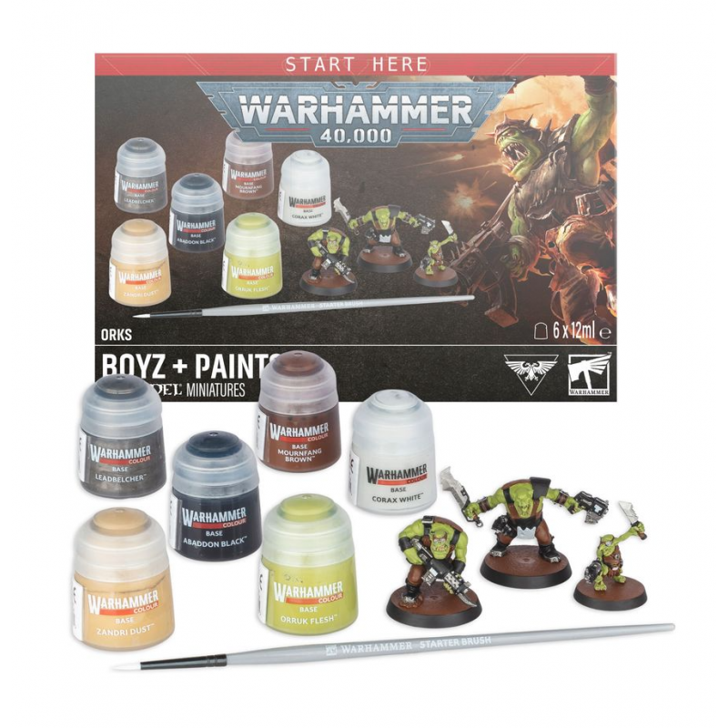 Orks: Boys + Paints Set