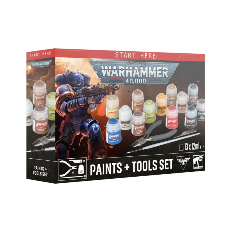 Warhammer 40,000: Paint + Tools set