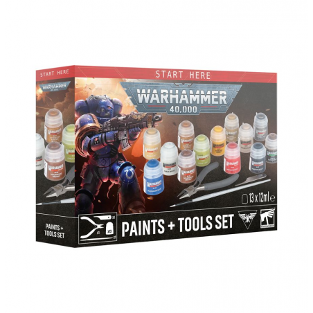 Warhammer 40,000: Paint + Tools set