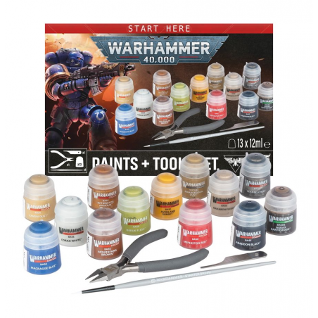 Warhammer 40,000: Paint + Tools set