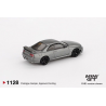 Nissan GTR (R33) Nismo BCNR33 CRS '93, grijs metallic, 1:64, MiniGT (1128) (Blister verpakking)