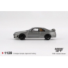 Nissan GTR (R33) Nismo BCNR33 CRS '93, grijs metallic, 1:64, MiniGT (1128) (Blister verpakking)