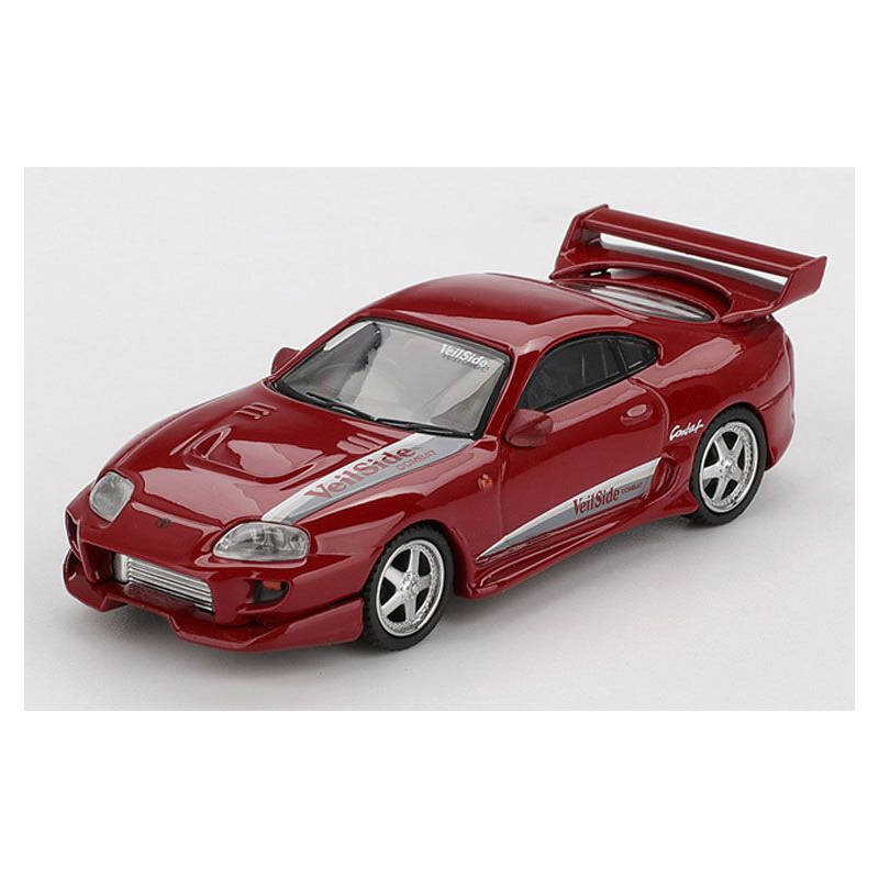 Toyota Supra MK4 (A80) Veilside Combat V-I '84, rood 1:64, MiniGT (1167) (Blister verpakking)