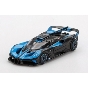 Bugatti Bolide Presentation '24, zwart/blauw 1:64, MiniGT (1063)