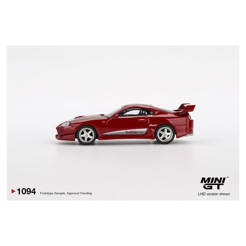 Toyota Supra MK4 (A80) Veilside Combat V-I '84, rood 1:64, MiniGT (1094)