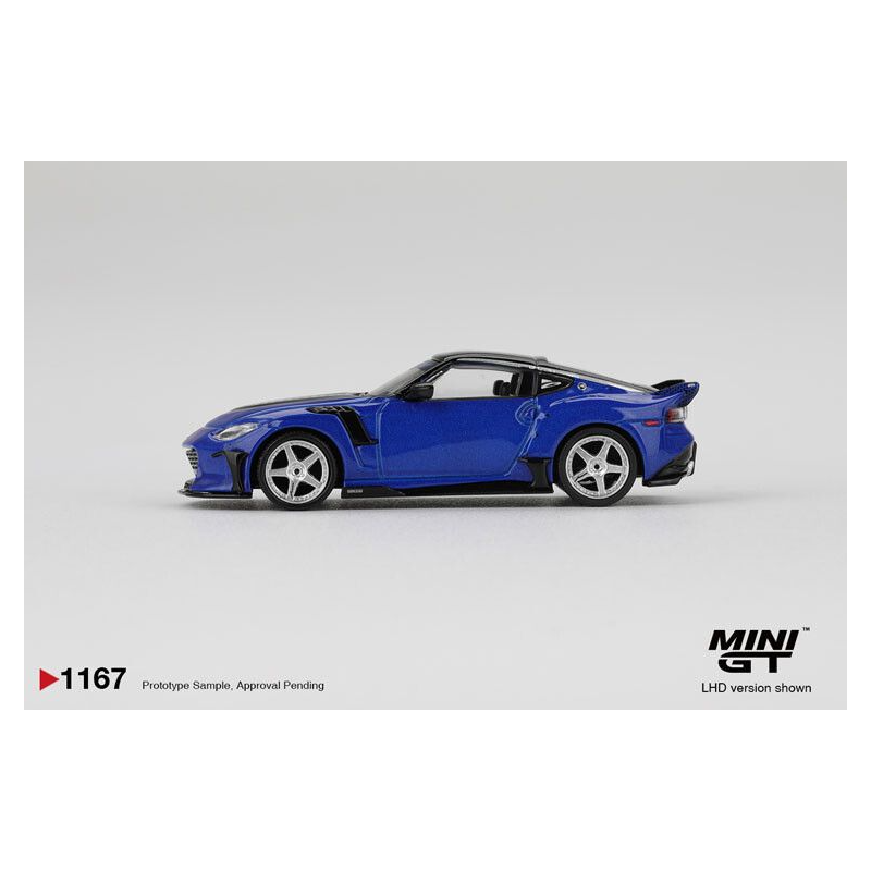 Nissan Fairlady Z Veilside FFZ400 '24, blauw 1:64, MiniGT (1167)