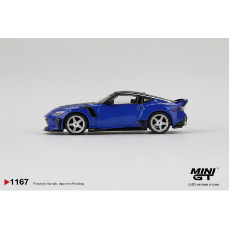 Nissan Fairlady Z Veilside FFZ400 '24, blauw 1:64, MiniGT (1167)