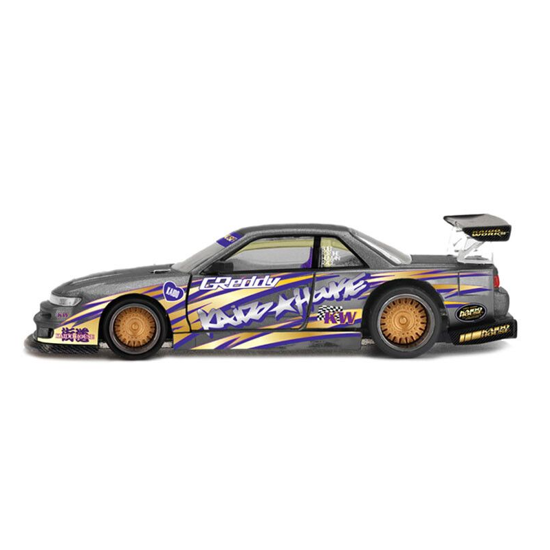 Nissan Silvia S13-R Kaido Drift V1, Kaido house, Mini GT (235)