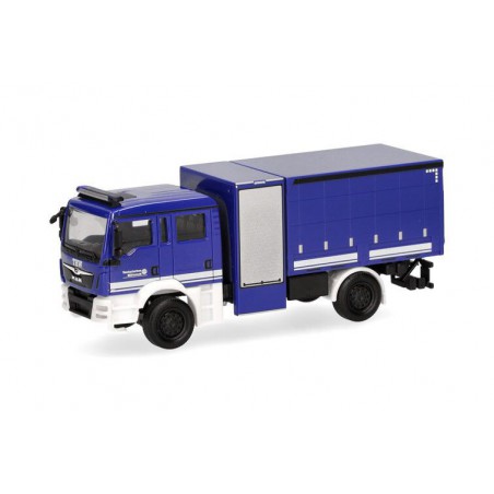 MAN TGM multifunctionele voertuig THW, 1:87, Herpa