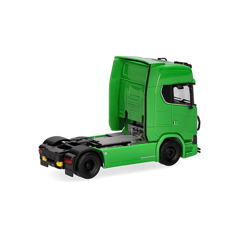 Scania CS 20 HD 4x2 + lamp. Bullbar, groen, 1:87, Herpa