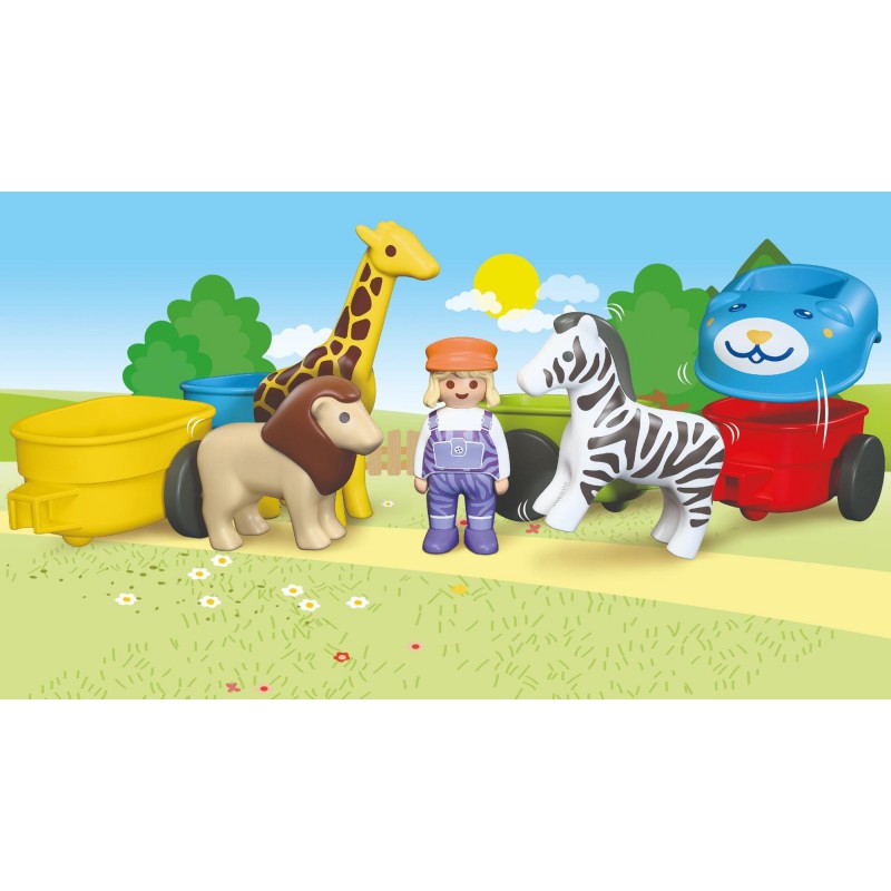 Playmobil Junior - 72084 Dierentrein