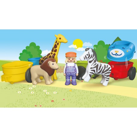 Playmobil Junior - 72084 Dierentrein