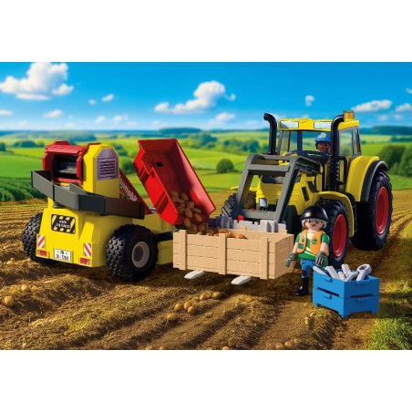 Playmobil Country - 72161 Grote tractor met aardappelrooier