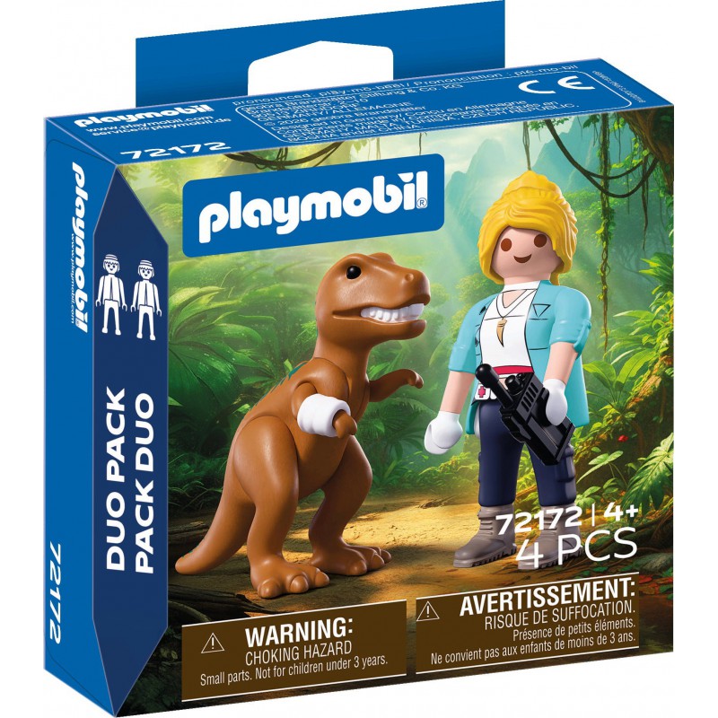 Playmobil DuoPack - 72172 T-Rex met onderzoeker