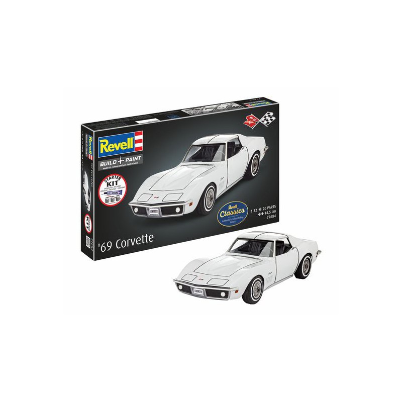 Modelset, Corvette C3, 1:32, Revell