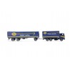 Scania 141 motorwagen aanhanger ASG, Blauw, 1:87, Herpa
