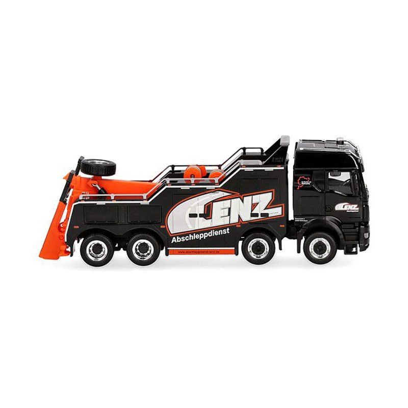 MAN TGS TM Empl Bison Lenz, Zwart, 1:87, Herpa