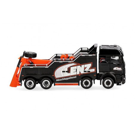 MAN TGS TM Empl Bison Lenz, Zwart, 1:87, Herpa