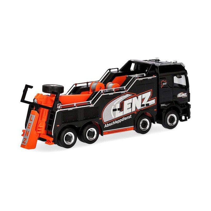 MAN TGS TM Empl Bison Lenz, Zwart, 1:87, Herpa