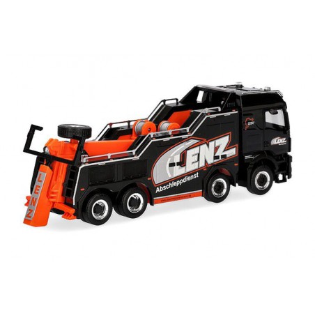 MAN TGS TM Empl Bison Lenz, Zwart, 1:87, Herpa