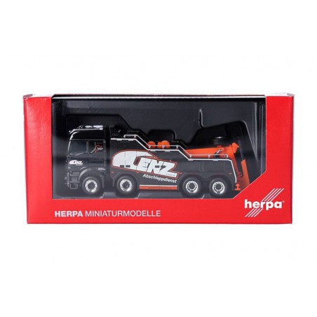 MAN TGS TM Empl Bison Lenz, Zwart, 1:87, Herpa