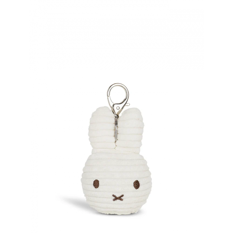 Miffy Flat Keychain ECO Corduroy - 10 cm - Offwhite