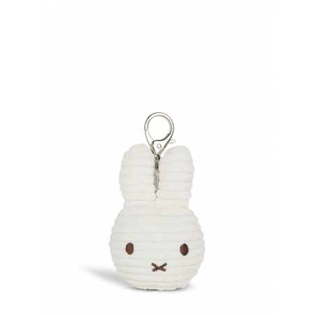 Miffy Flat Keychain ECO Corduroy - 10 cm - Offwhite