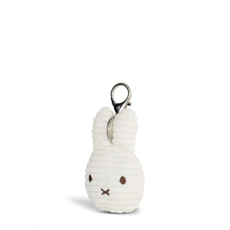 Miffy Flat Keychain ECO Corduroy - 10 cm - Offwhite