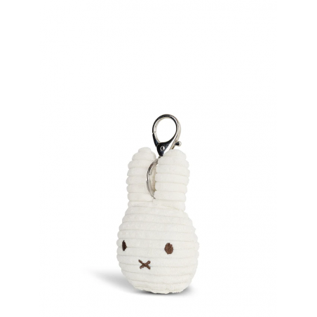 Miffy Flat Keychain ECO Corduroy - 10 cm - Offwhite