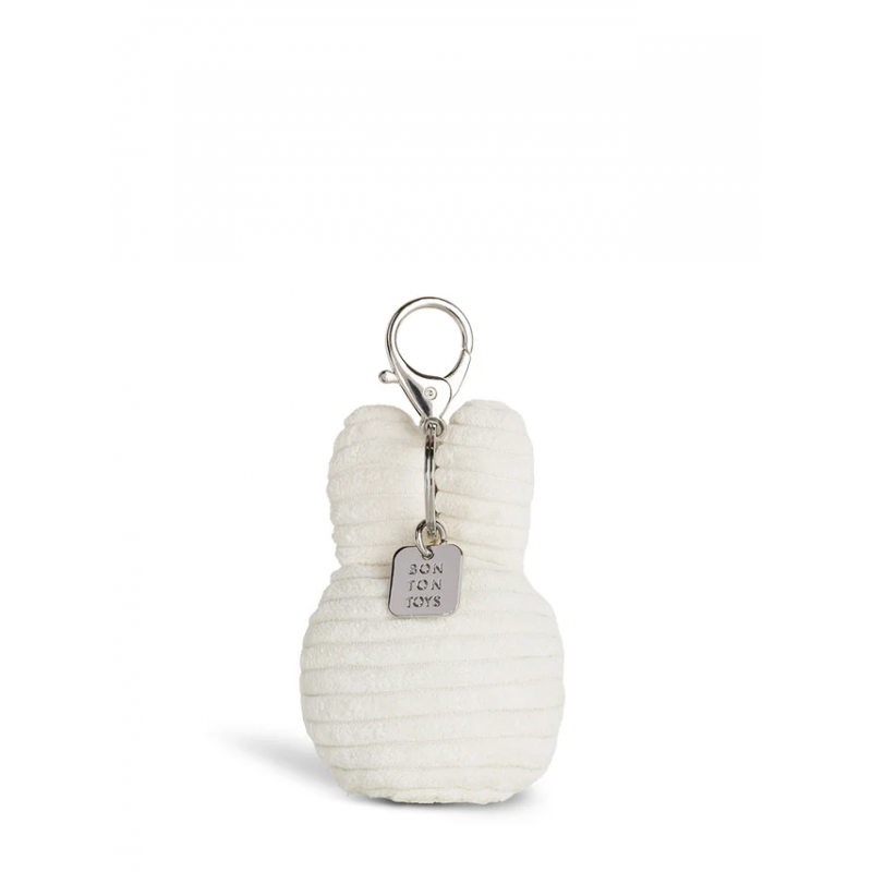 Miffy Flat Keychain ECO Corduroy - 10 cm - Offwhite