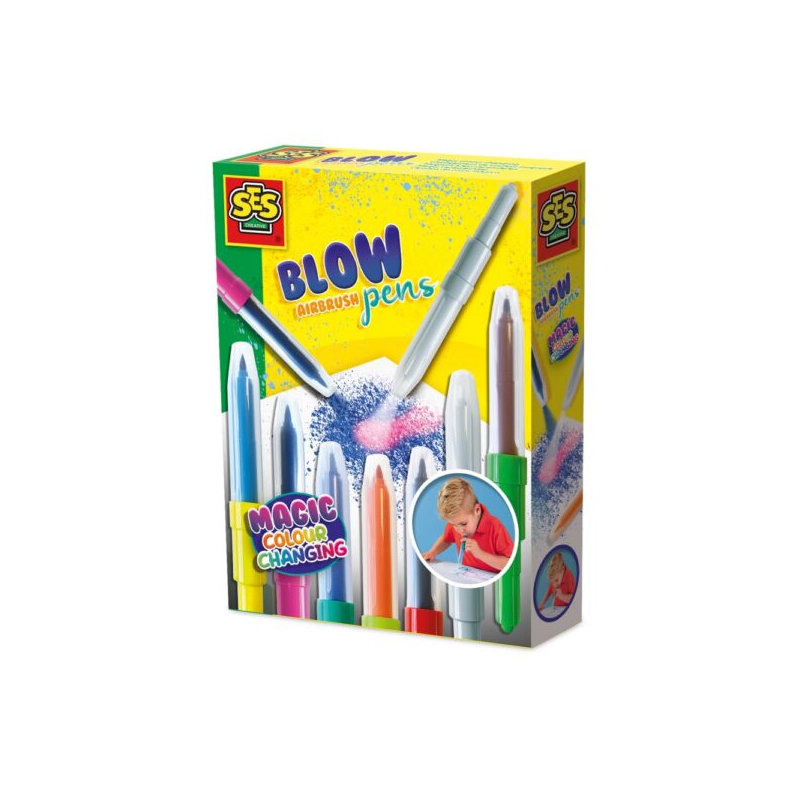 SES - Blow airbrush pens - Magisch kleurveranderen