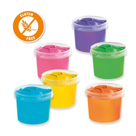 SES - Vingerverf mega set 6 kleuren x 110 mL