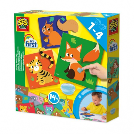 SES - My first – Dierenstaarten plakken