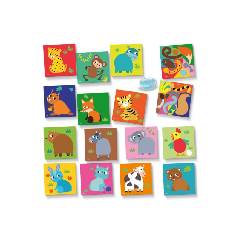 SES - My first – Dierenstaarten plakken