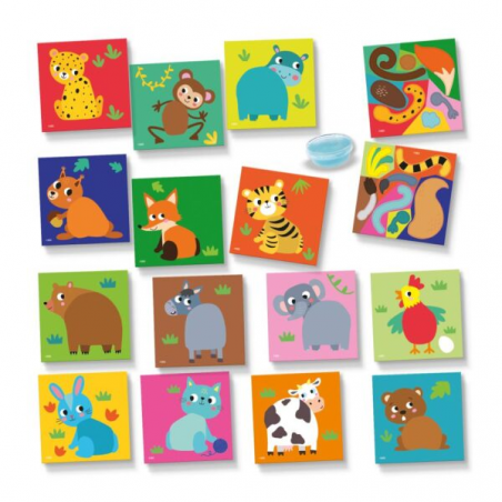 SES - My first – Dierenstaarten plakken