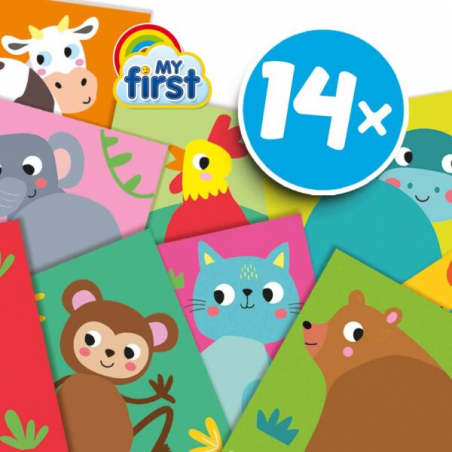 SES - My first – Dierenstaarten plakken
