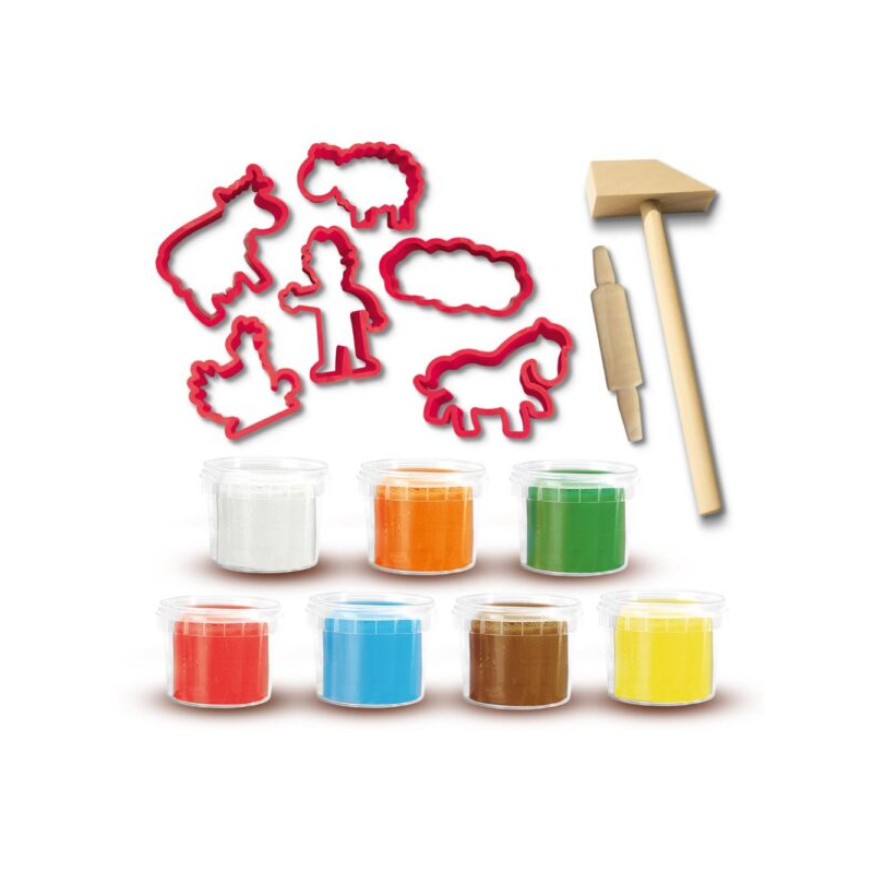 SES - My first – Klei mega set met tools 7x90g